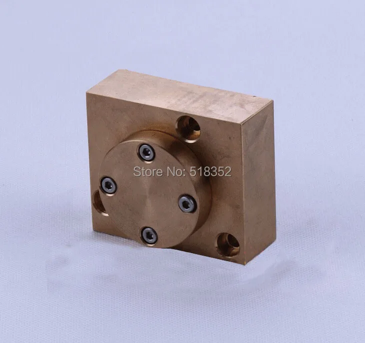 

Chmer CH811 Wire Lead Wheel's Brass Pedestal Holder Base w/ Right Angle for WEDM-LS Wire Cut Machine Electrical Parts