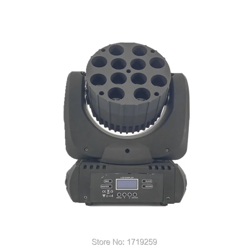 

2pcs/lot DHL FedEx Express Free Shipping LED Beam Moving Head Light RGBW 12x12W the brightest beam led lighting equipment