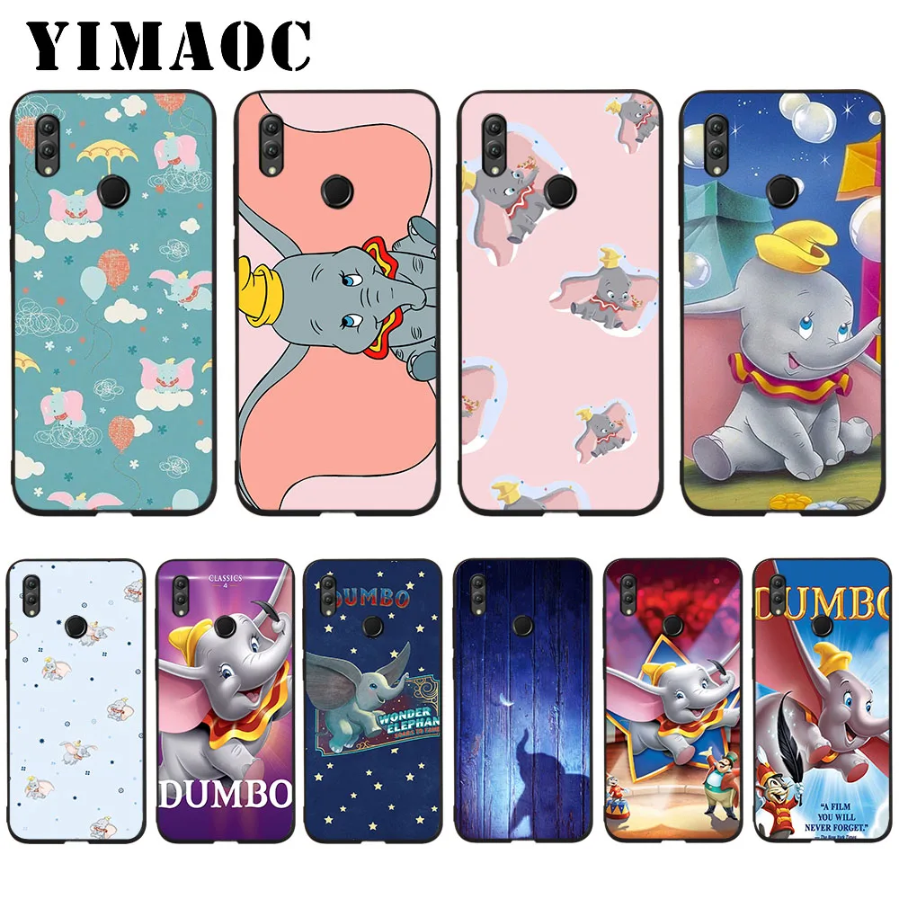 

YIMAOC dumbo Soft Case for Huawei Honor Note 10 9 Lite 8C 8X 8 Lite 7X 7A 3GB Pro 7C 6A