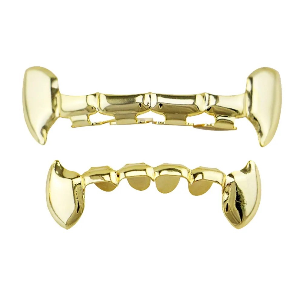 Hip Hop Teeth Grillz Hiphop Grillz Set Top Bottom Grill Teeth Half