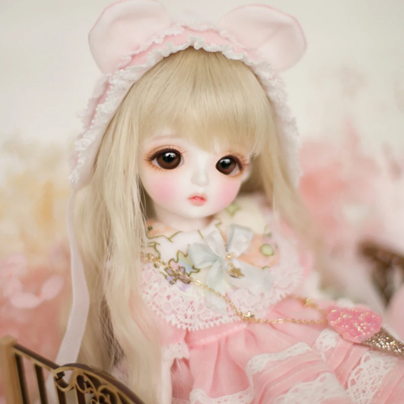 

Free Shipping Full set 1/6 BJD Doll BJD/SD Lovely Miu Joint Doll Resin Doll With Eyes For Baby Girl Birthday Gift Present