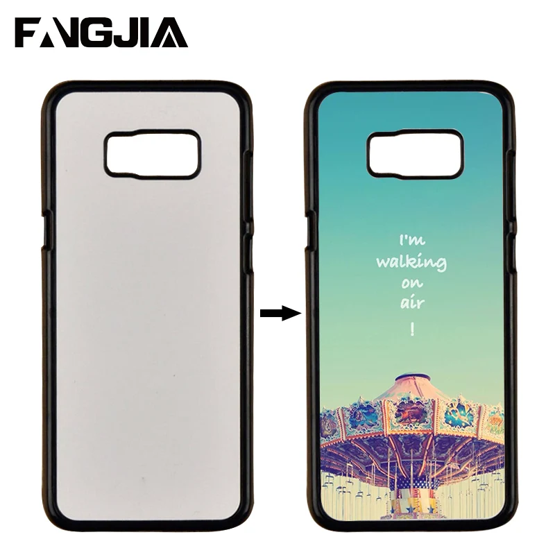 imágenes para Para Samsung Galaxy Caso Sublimación 2D S8 Coque Duro PC DIY caja de Transferencia de Calor de la Contraportada Con el Metal Blanco Fundas de Chapa De Aluminio imágenes para Para Samsung Galaxy Caso Sublimación 2D S8 Coque Duro PC DIY caja de Transferencia de Calor de la Contraportada Con el Metal Blanco Fundas de Chapa De Aluminio