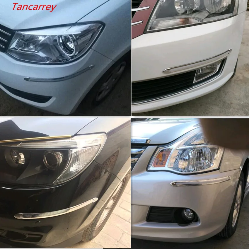 Автомобильный Стайлинг вокруг защитных полосок для smart fortwo peugeot 406 toyota auris ford focus 1
