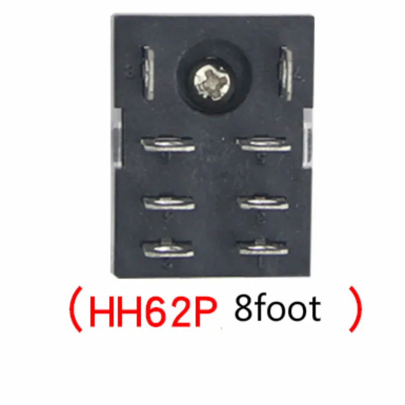 10 А HH62P AC220V AC110V промежуточное электромагнитное реле 220v 110V 12v 24v DC24V 8 футов|Реле| |