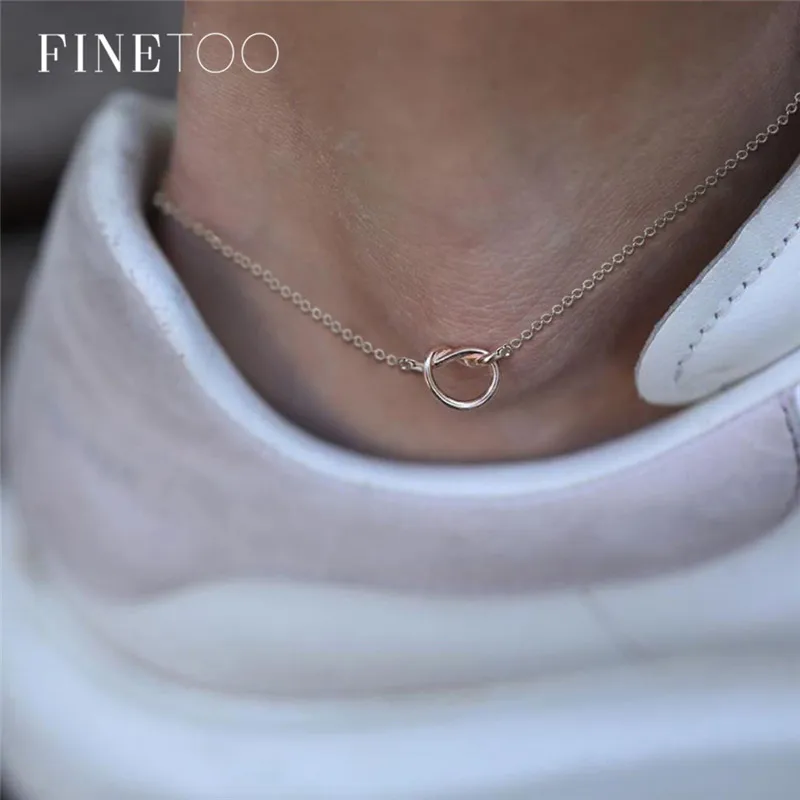 

Simple Minimalist Love Knot Anklet Fashion Gold Color Chain Tie Knot Ankle Bracelet Foot Leg bracelet Friendship Jewelry