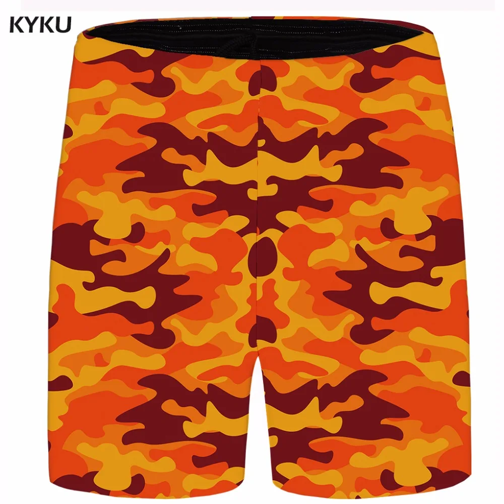 Бренд KYKU, радужные короткие мужские Разноцветные пляжные шорты, летние клетчатые красивые повседневные шорты Карго, крутые мужские шорты с аниме, новинка