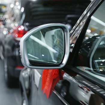 

For Land Rover Discovery 5 L462 2017 2018 ABS Matte Rearview Mirror Eyebrow Cover Decoration Trim 2pcs Car Styling