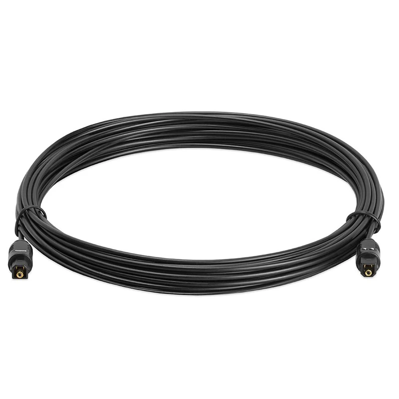New Gold Plated Digital Audio Optical Optic Fiber Cable Toslink SPDIF Cord XM66