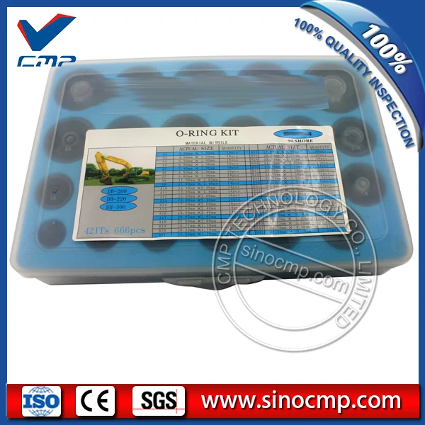 sinocmp-doosan-sh-200-dh-220-dh-300-o-ring-kit 666pcs (2)