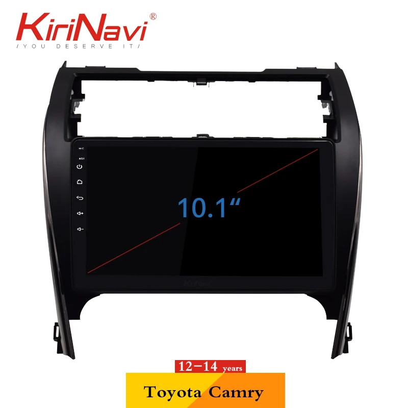 Discount KiriNavi 2 din 10.1" Touch Screen Android Car Radio For Toyota Camry 2012-2014 Multimedia GPS Navigation MP3 Bluetooth 1