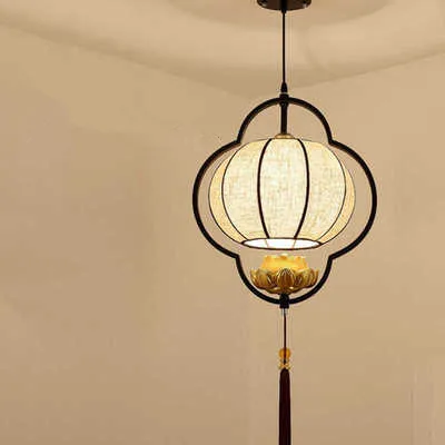 Новая китайская люстра освещение японский чайный зал Простая Современная Подвесная лампа в китайском стиле декор для рабочего освещения Led
