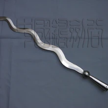 S0604 фильм Троецарствие Чжан Фэй змея серпантин стали меч копье полюс ARM 73"