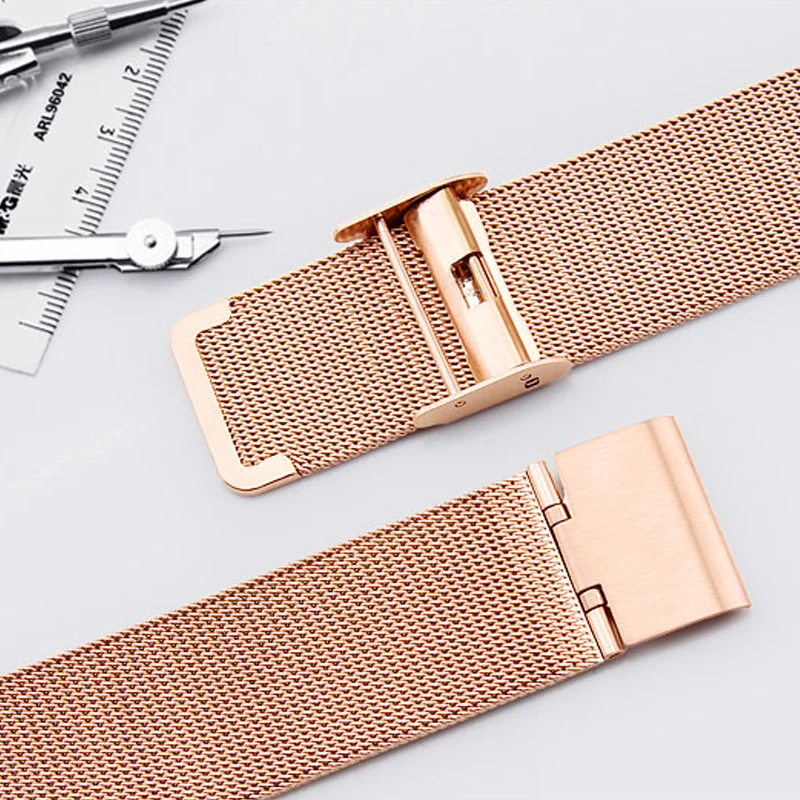 Женские и мужские наручные часы Alk Vision из нержавеющей стали 18 мм 20 22 мм|wristwatch band|watch
