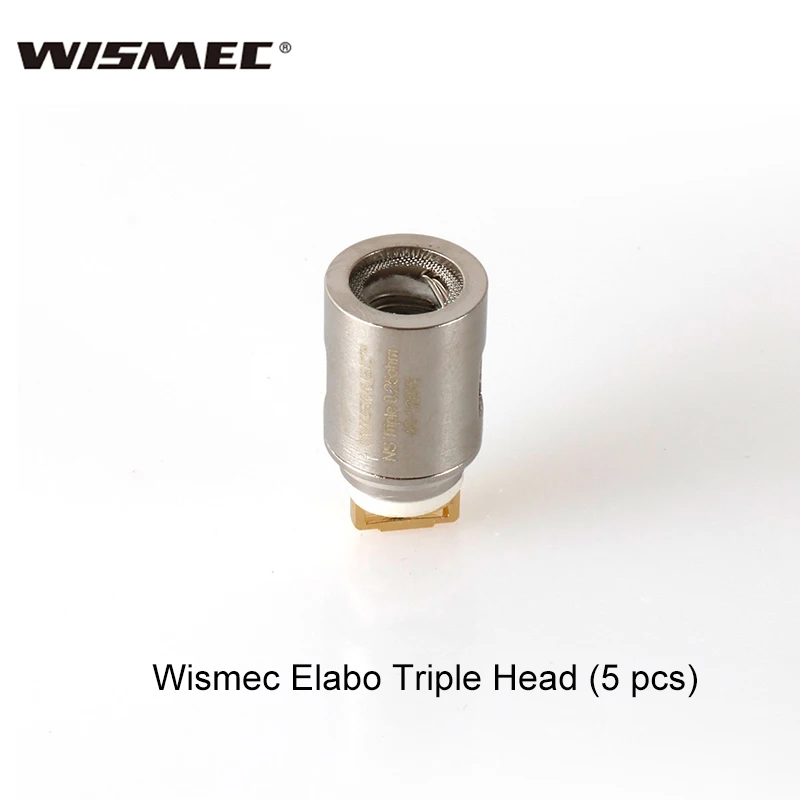 100% оригинал WISMEC атомайзер elabo катушка 0.25ohm NS Тройная головка для бак электронная