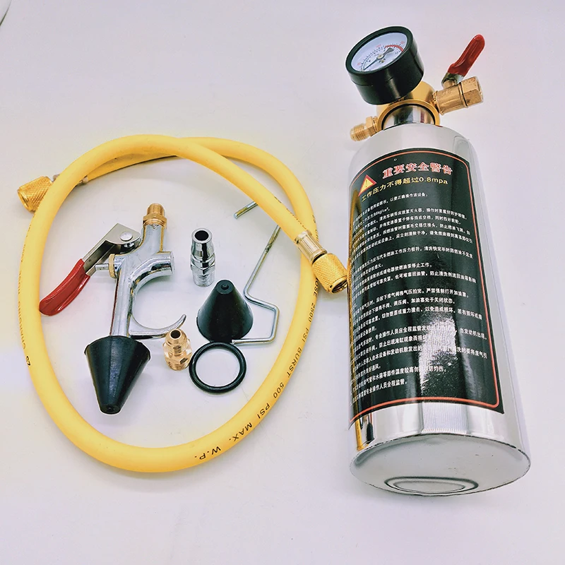 Automotive air conditioning pipe cleaning agent tool Air conditioning refrigeration system pipe free maintenance washer bottle