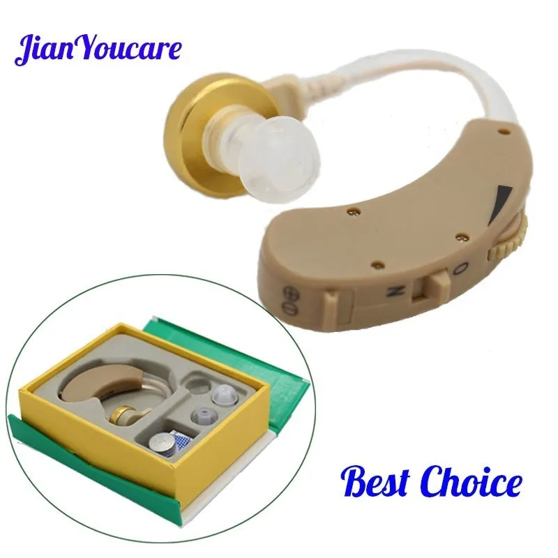 

Aparelho Auditivo Adjustable Hearing Aid Invisible Sound Voice Amplifier Volume Tone Ear Listening Assistance with Batteries