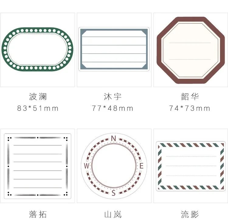 6 моделей 30 шт/партия мини милые белые мягкие бумажные лексики блокноты lomo блок для сообщений круглой квадратной формы дизайн