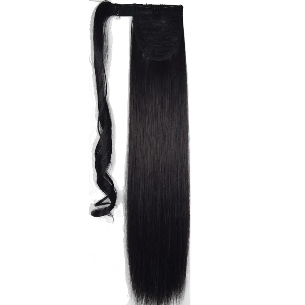 

TOPREETY Heat Resistant B5 Synthetic Hair Fiber 22" 55cm Wrap around Clip in Ponytail Extensions