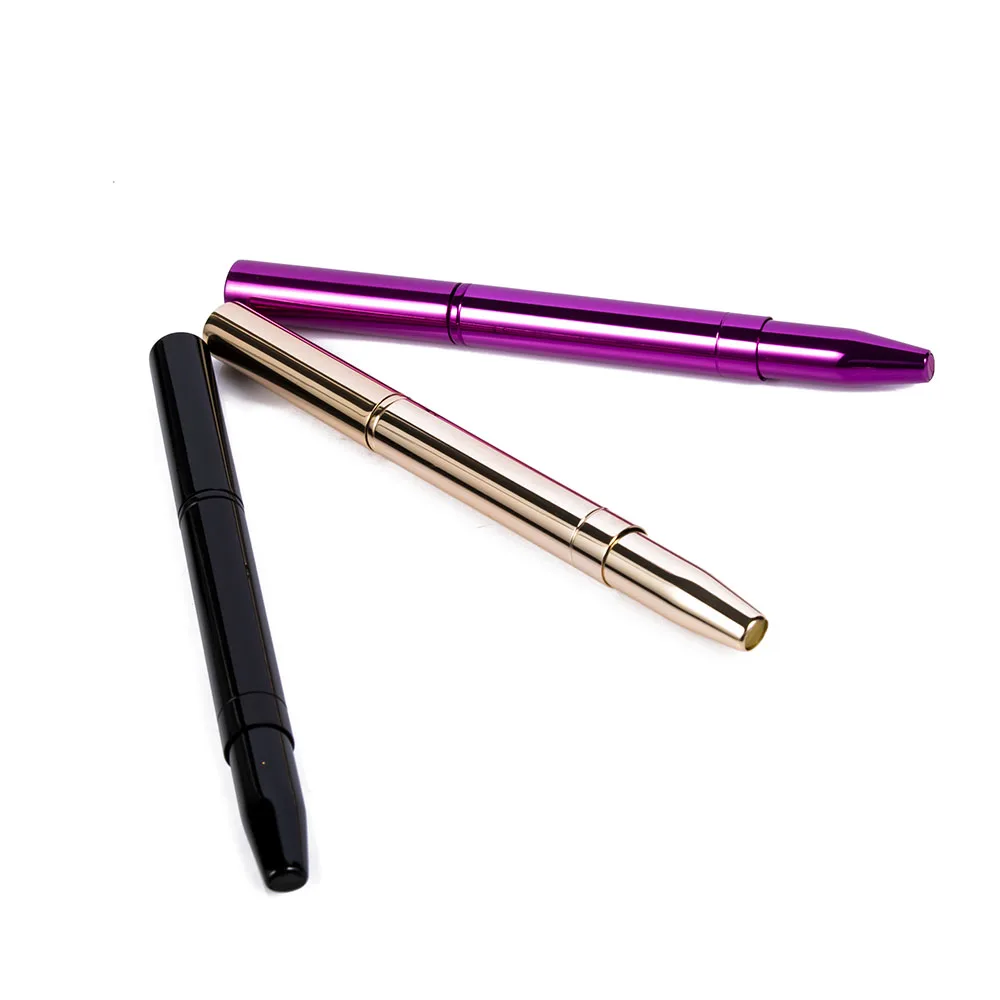 1Pcs Professional Retractable Double headed Lip Brush 3 Style Portable