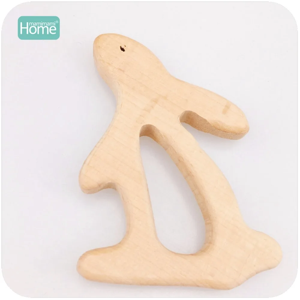 MamimamiHome детские деревянные погремушки 10 шт. бука кролик из дерева браслет для прорезывающихся зубов игрушка для прогулочную коляску играть