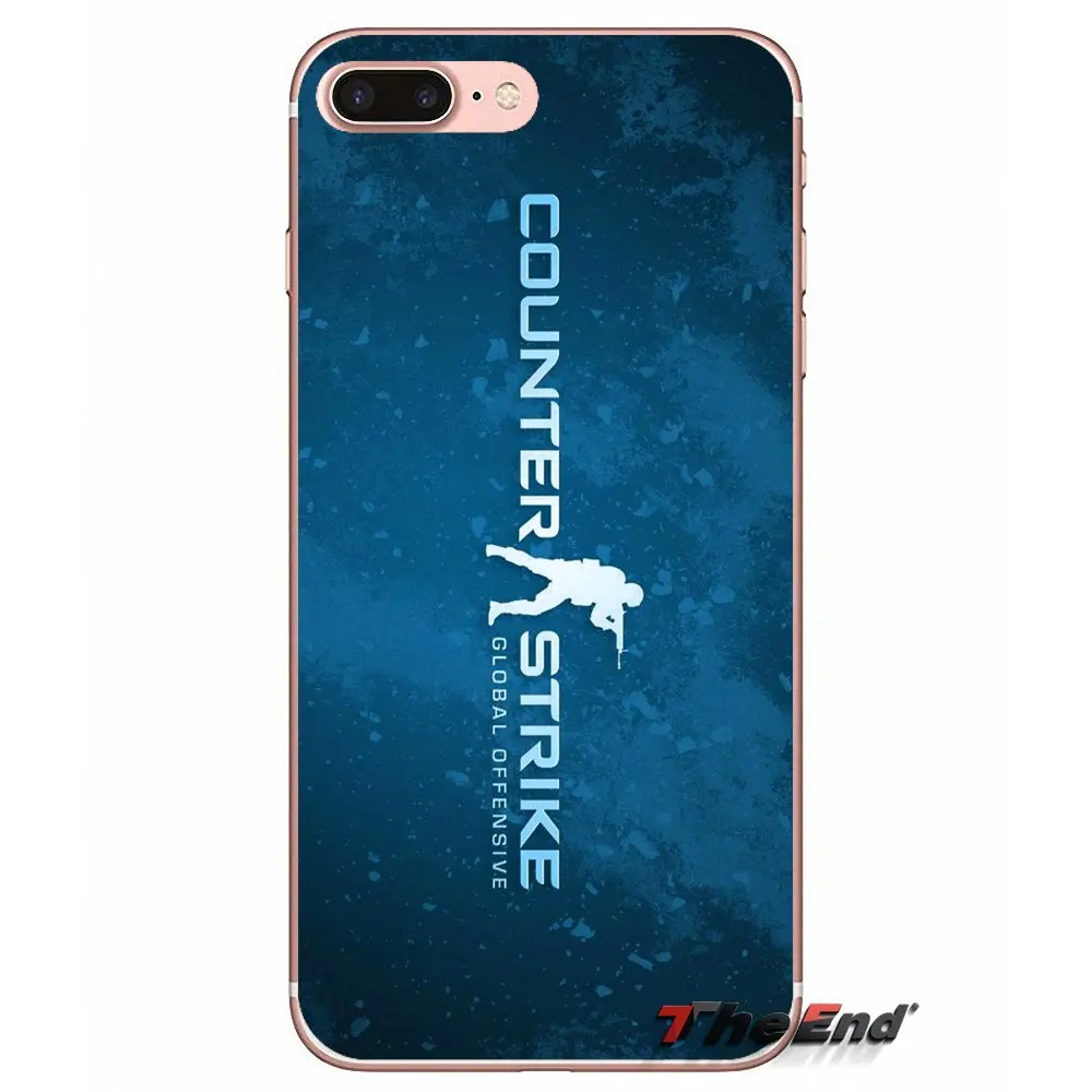 Чехол для Apple iPhone X 4 4S 5 5S SE 5C 6 6S 7 8 Plus 6Plus 7plus 8plus Fundas Coque counter strike CS GO плакат с изображением оружия мягкий чехол