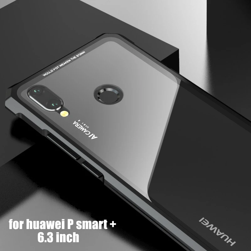 Huawei P smart + чехол авиационная алюминиевая накладка металлический каркас с