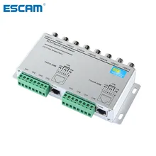 4ch 8ch hd cvi/tvi/ahd transceptor passivo 8 canais vídeo balun adaptador transmissor bnc para utp cat5/5e/6 cabo 720p 1080p