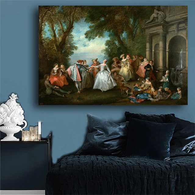 Noble Born European in The 17th Century Painting Printed on Canvas 3