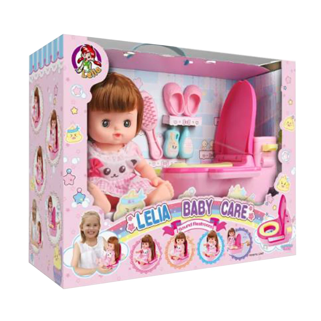 

13Pcs Lovely Children Pretend Play Dolls Toy Baby Care Playset Simulation Reborn Baby Doll Kids Playmate Cloth Doll Toys Gifts