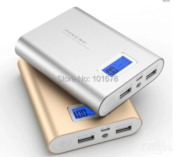 Оригинал Pineng PN-988 10000 мАч Емкость Power Bank Портативный Внешний Аккумулятор