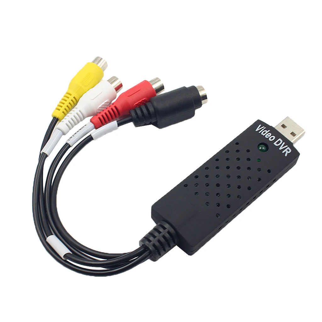 USB 2.0 VIDEO/AUDIO Converter Audio Video Adapter Easycap Capture Card  Video & TV Tuner Cards