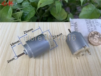 Совершенно новый Mabuchi 140 микро двигатель постоянного тока модель 1 5 V 3V 21*25mm toy/RE 140RA