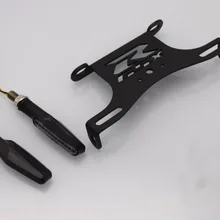 Световой сигнал мотоцикла рамка номерного знака Рамка номерного знака для YAMAHA FZ6 2006 2007 2008 FAZER