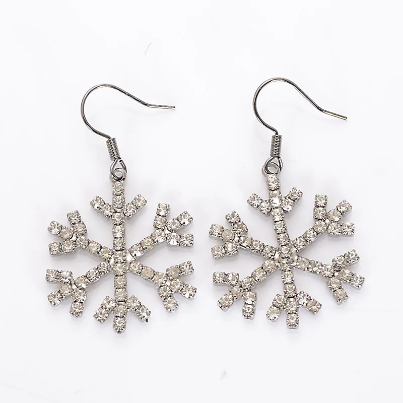 

Fashion Crystal Feather Earring For Women Gift