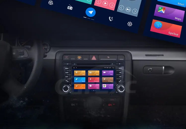 Excellent Android 9.0 Car DVD Player For Audi/A4/S4(2003-2013) RS4/8E/8F/B9/B7 With Wifi FM/AM GPS Radio Multimedia Built in CarPlay BT 8 Excellent Android 9.0 Car DVD Player For Audi/A4/S4(2003-2013) RS4/8E/8F/B9/B7 With Wifi FM/AM GPS Radio Multimedia Built in CarPlay BT 8