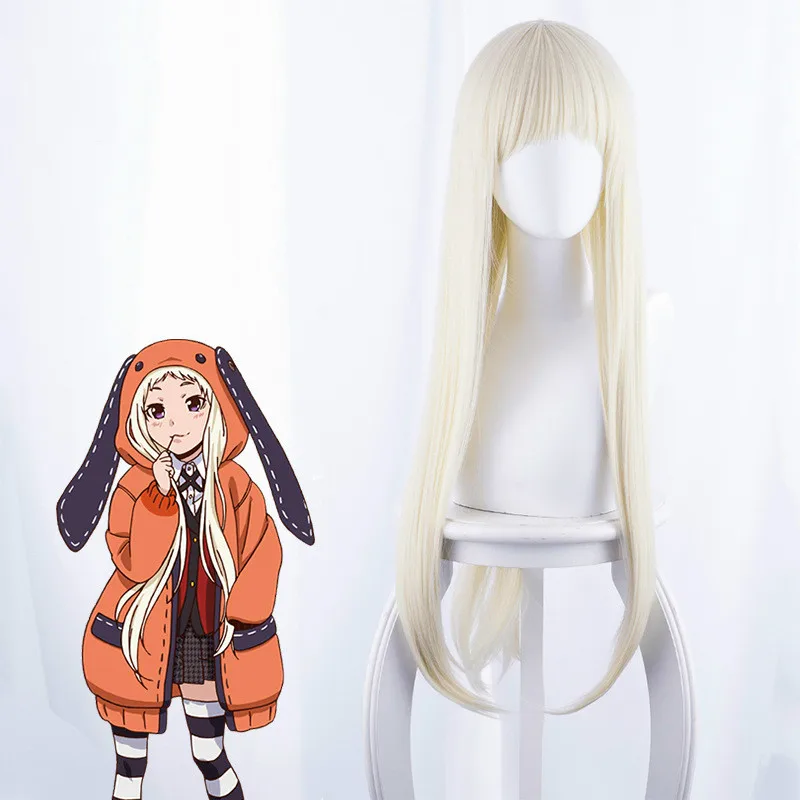 

2019 Anime Kakegurui Compulsive Gambler 2 Cosplay Wigs Yomoduki Runa Cosplay Wigs Heat Resistant Synthetic Wig Halloween Party