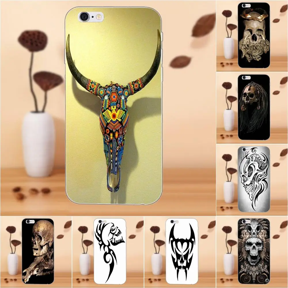 Tribal Skull For Galaxy J1 J2 J3 J330 J4 J5 J6 J7 J730 J8 2015 2016 2017 2018 mini Pro Supersonic Luxury Phone Case | Мобильные