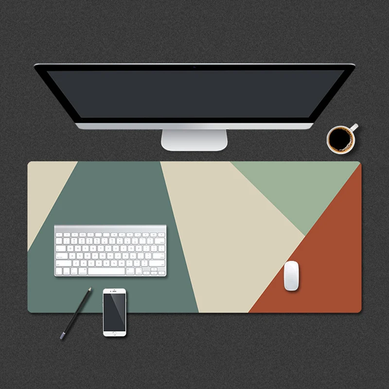 

Microfiber Leather Super Creative Illustration Game Mouse Pad Thicken Simple Laptop Desk Mat