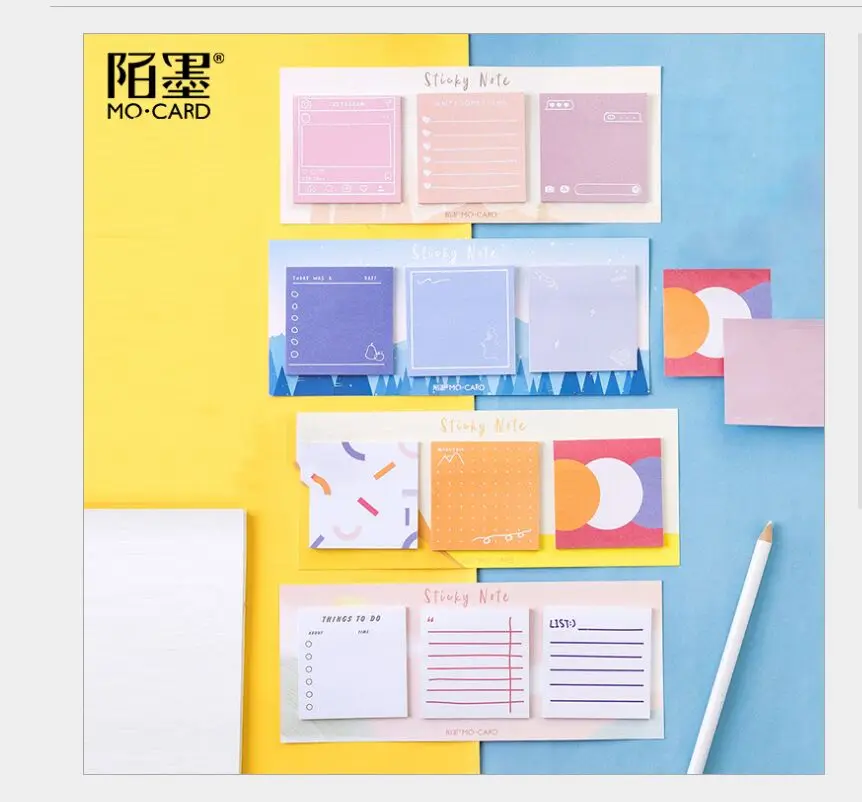 

60 pages Color Strip long versions of multiple sets memo pad sticky note Planner schedule list index sticker message notes