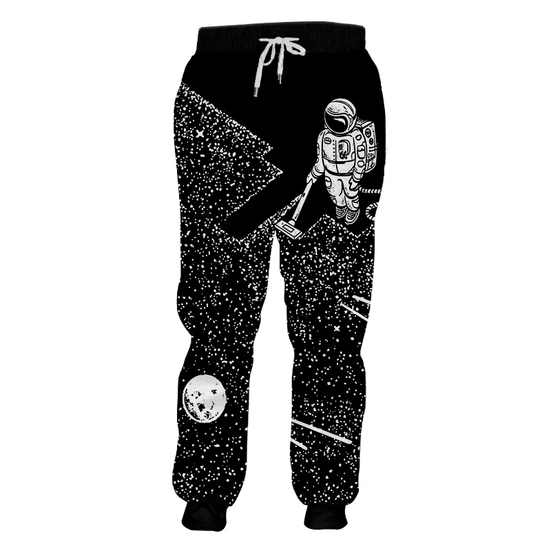 slim fit golf trousers UJWI New Funny Robot Sweatpants 3D Printed Man Micheal Pants leaf Dollar Joggers Dropshipping Hot basketball Trousers Sweatpants