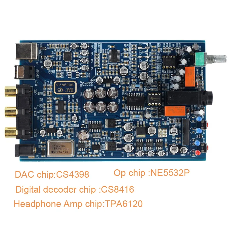 Lusya CS4398 CS8416 Bluetooth 5.0 APTX Fiber