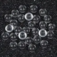 50 шт./лот 10 мм Хорошее качество круглый полусферический прозрачный стеклянный купол Кабошоны аксессуары ювелирные изделия