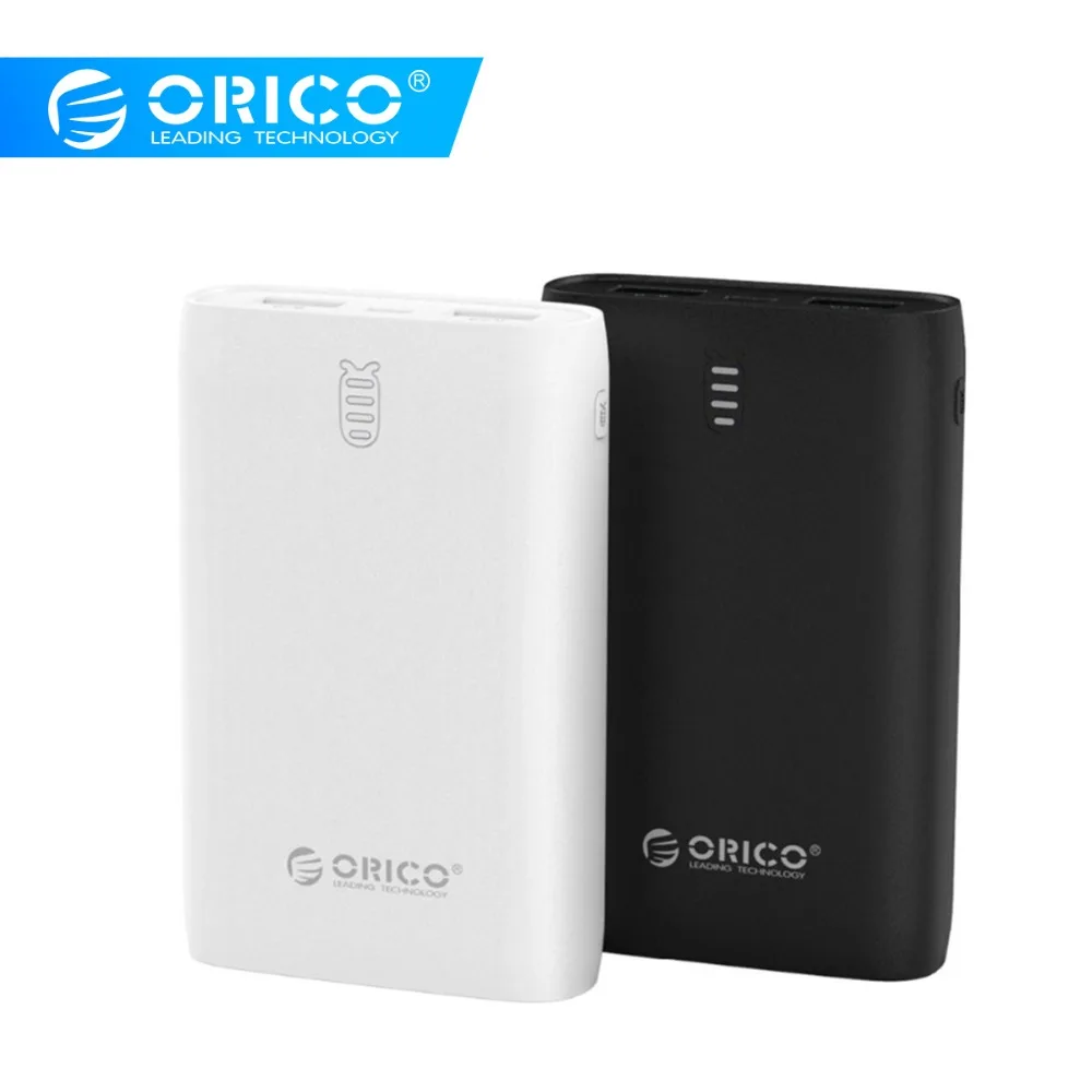 ORICO 6000mAh power Bank с светодиодный индикатором Dual USB power bank портативный внешний аккумулятор зарядное устройство для мобильного телефона Xiaomi