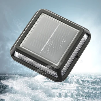 

Waterproof 12LEDs Deck Light Outdoor Square Buried Lamp 2019 Solar Garden Light Decorative Street Underground Lamps