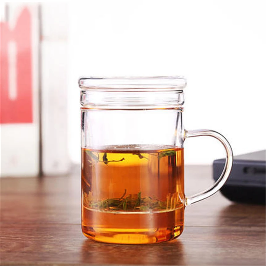 Thicker Water Glass Tea Mug With Infuser Personalized Glass Jug Water