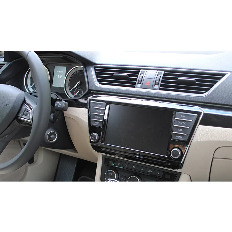 Flash Deal Liislee For Skoda Superb 2015~2018 2 din Android Car Navigation GPS Big Screen Stereo Player Multimedia Video Radio Bluetooth 5