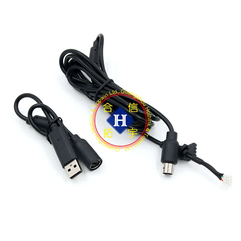 HOTHINK черный/серый 1,8 м USB Play кабель для xbox 360/xbox 360 тонкий проводной контроллер Ремонт Часть