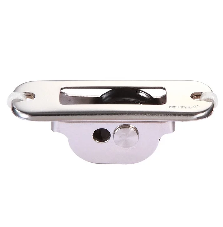 marine boat yacht sailboat dinghy 75mm 2 15 16 inch stainless steel single swivel shackle becket block master ssc 7502f Marine Boat Yacht Sailboat Dinghy 22mm 7/8 Inch Single Deck-exit Stainless Steel Cover Block Small Boat Block Master SB-2208F