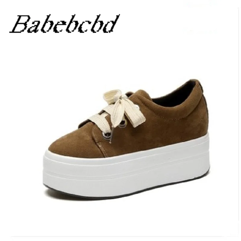 

2019 new spring women England platform shoes ladiesplatform shoes high fashion loafers loafers lace-up pumps