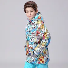 GSOU/детский лыжный костюм; ветронепроницаемый водонепроницаемый дышащий теплый износостойкий лыжный костюм; хлопковая одежда унисекс